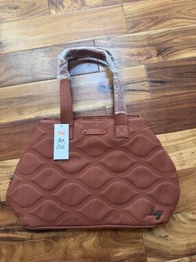 Lug Tempo Matte Luxe VL Tote, NWT in copper